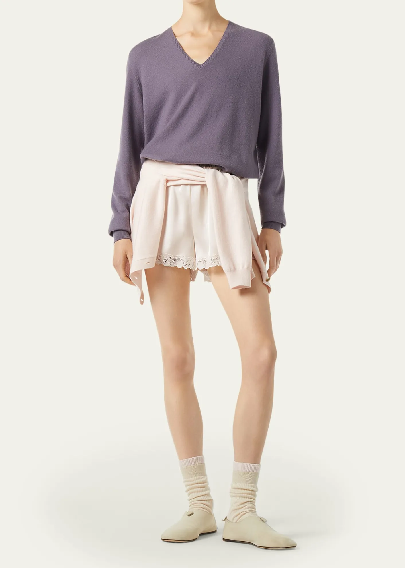 Loro PianaSergio V-Neck Cashmere Sweater