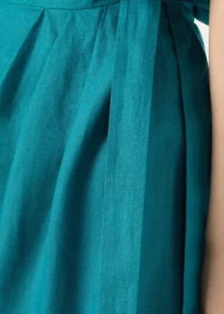 Loro PianaShelby Linen Wrap Midi Skirt