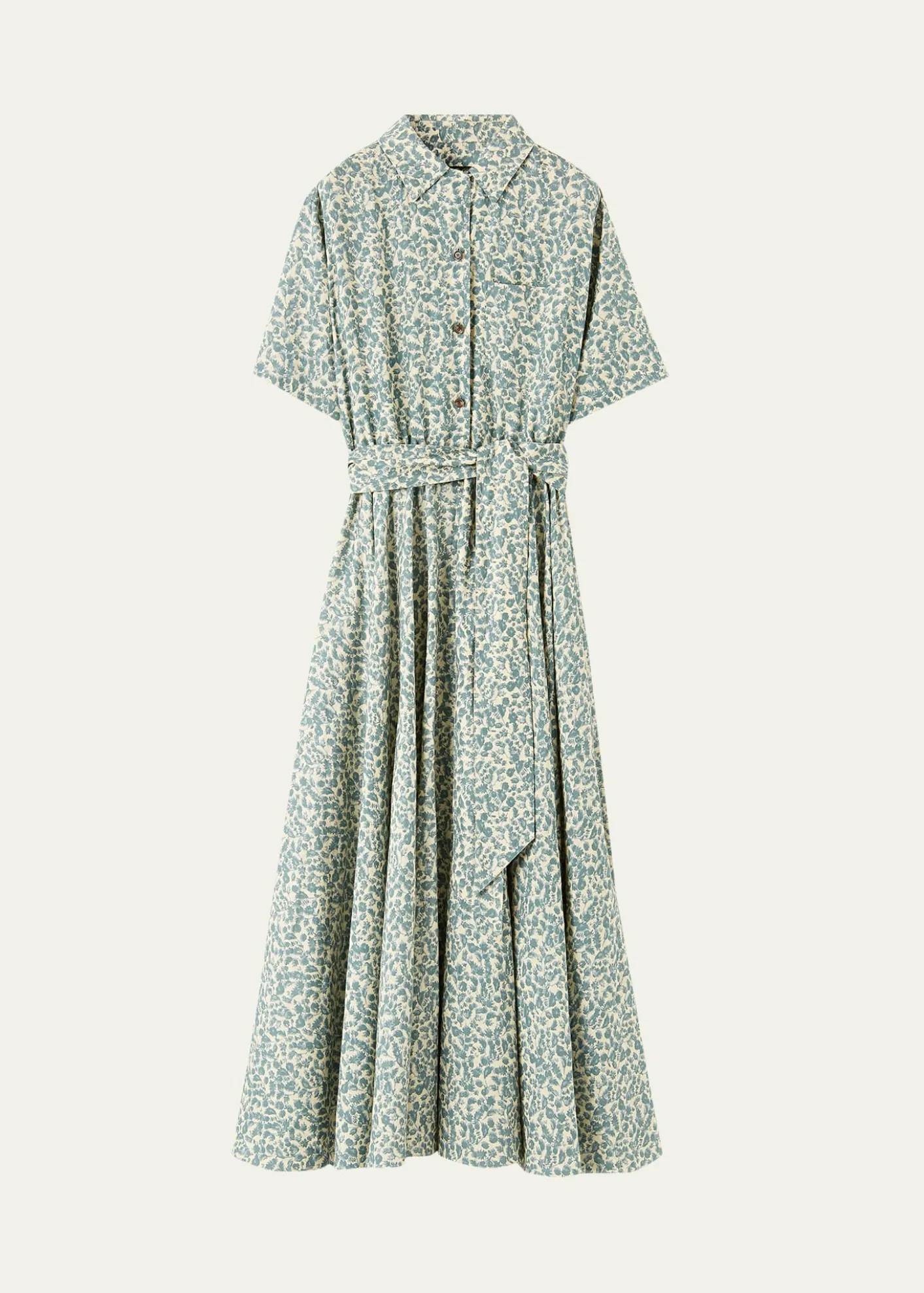 Loro PianaShelly Floral-Print Linen Shirtdress