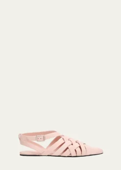 Loro PianaSilene Woven Suede Sandals