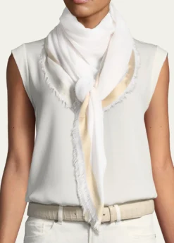 Loro PianaSoffio Rain Cashmere & Silk Scarf