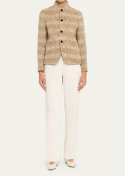 Loro PianaSpagna Wool Mini Single-Breasted Jacket