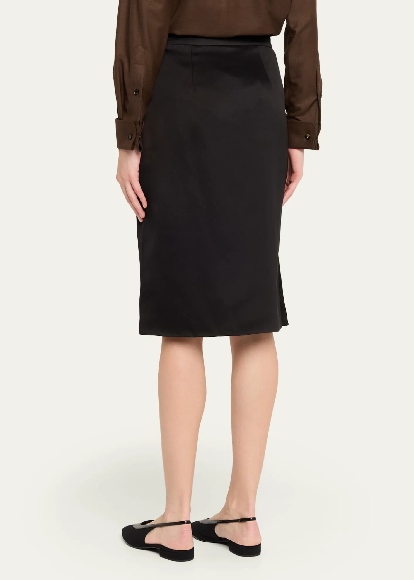 Loro PianaTessa Wool-Silk Skirt