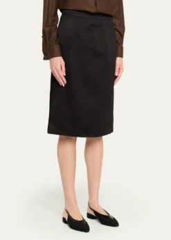 Loro PianaTessa Wool-Silk Skirt