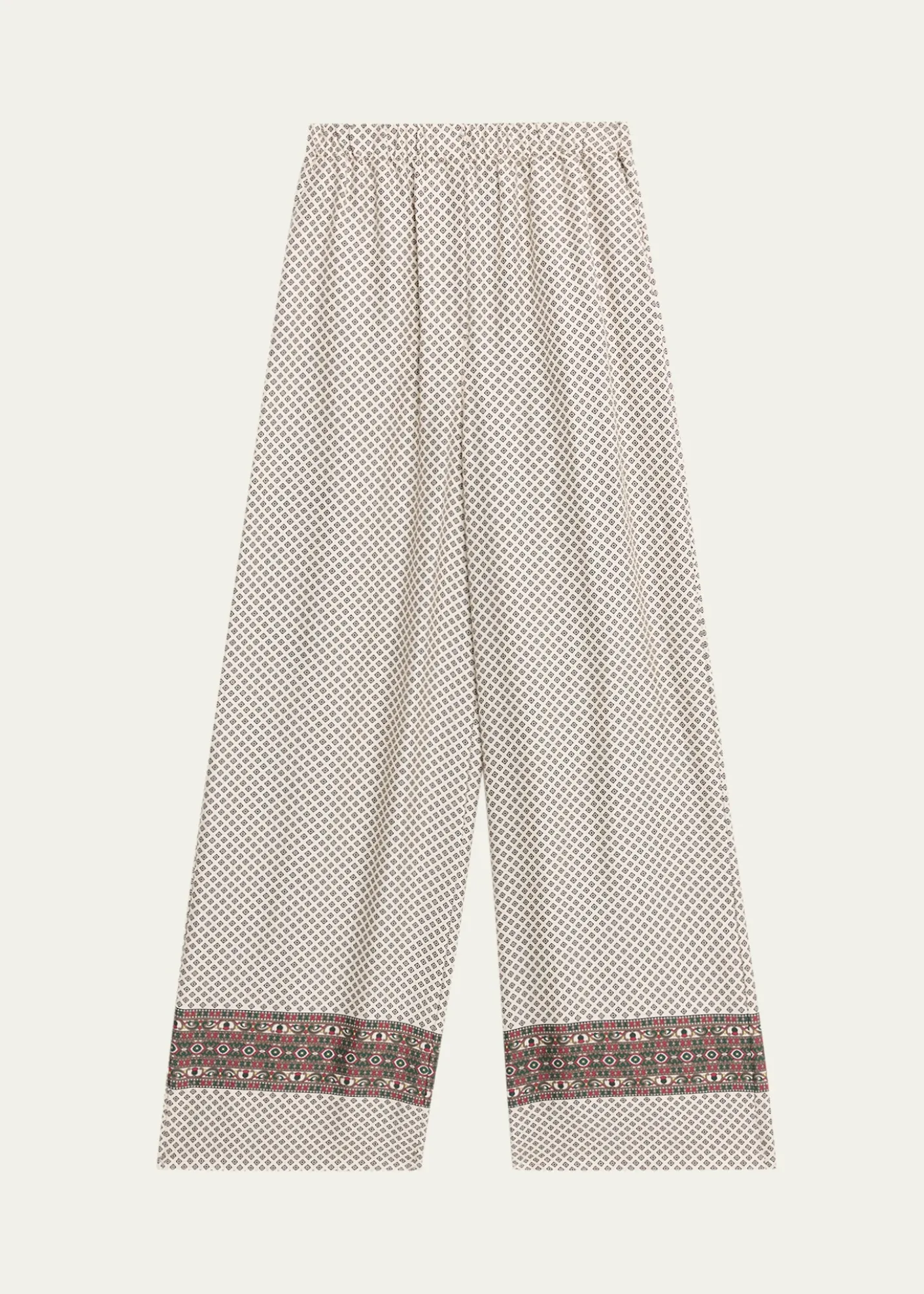 Loro PianaValerio Silk Straight-Leg Pull-On Trousers