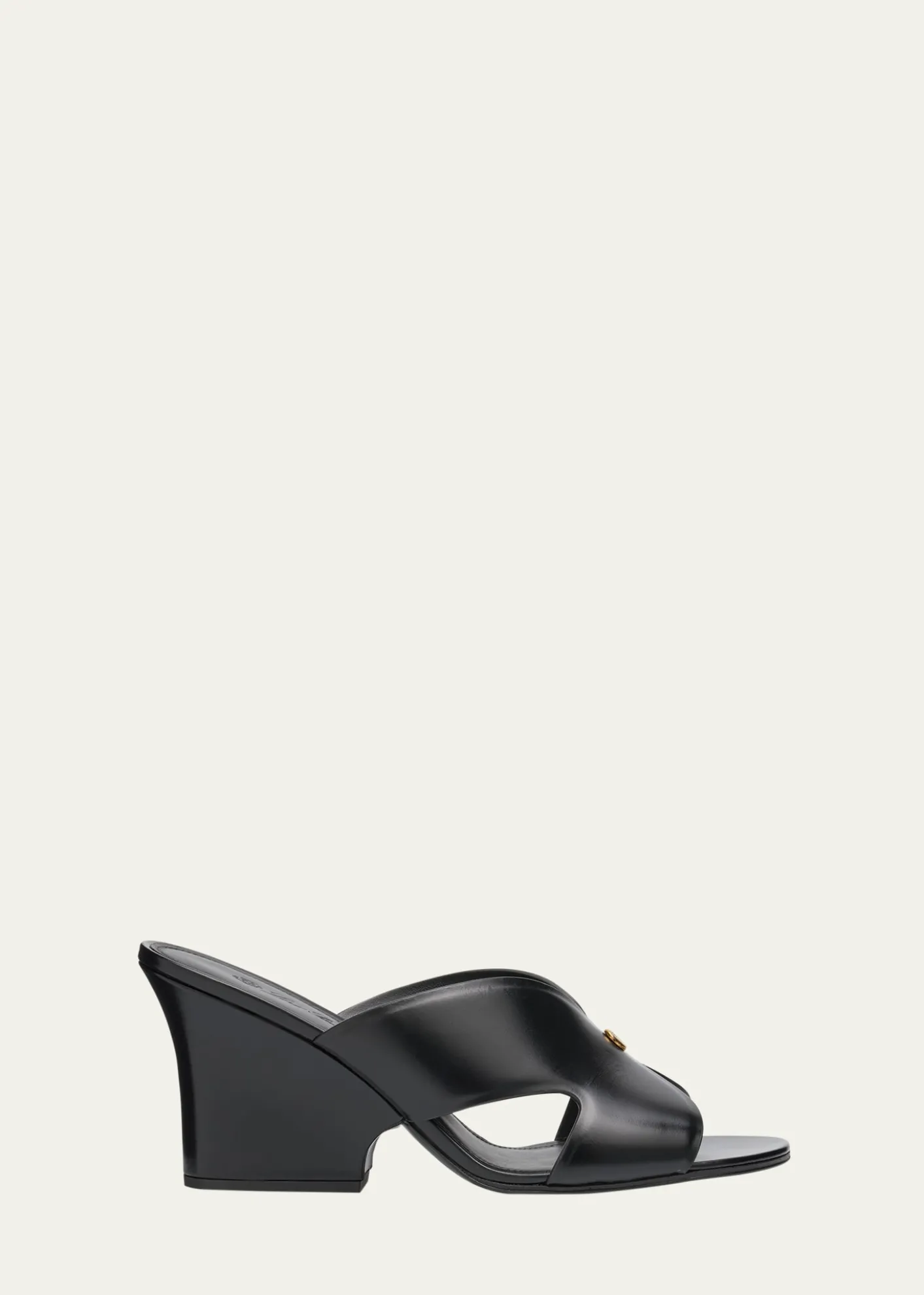 Loro PianaVera Leather Slide Sandals