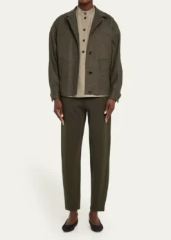 Loro PianaViera Luxury Cashmere Fleece Drawstring Pants