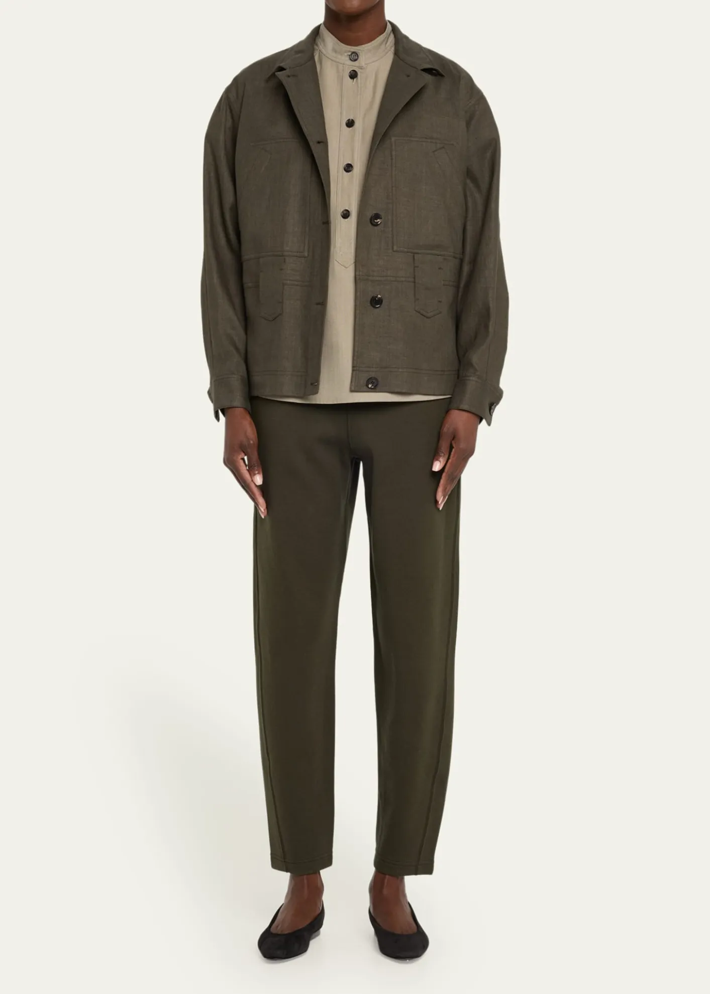 Loro PianaViera Luxury Cashmere Fleece Drawstring Pants