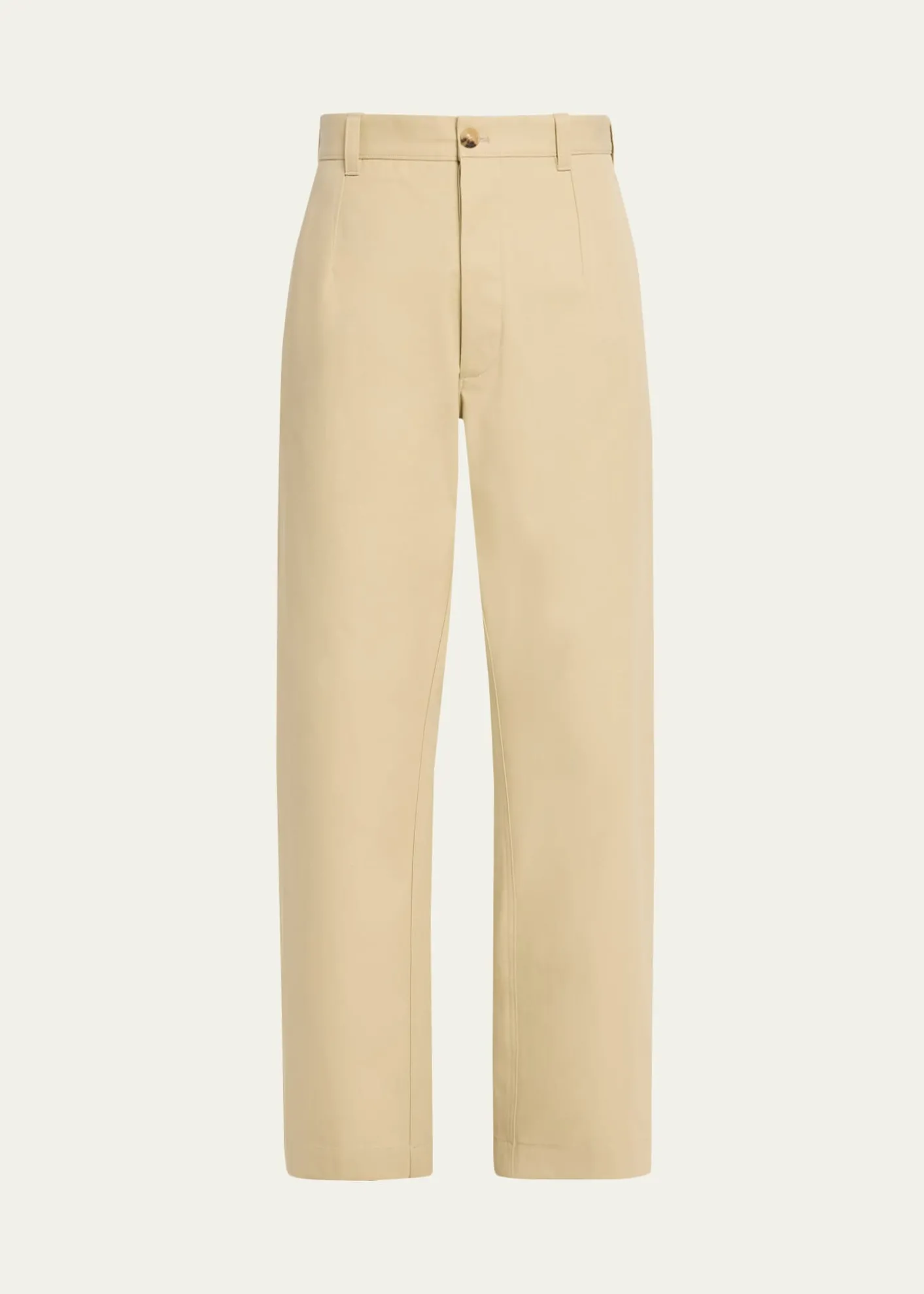 Loro PianaYoko High-Waisted Cotton Trousers