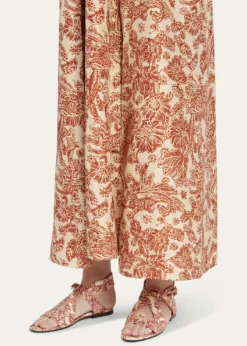 Loro PianaYuki Print Ankle-Cuff Sandals