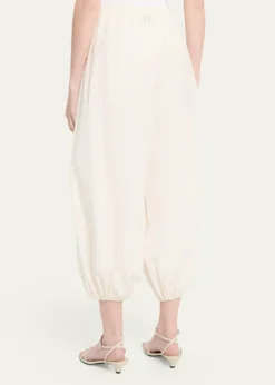 Loulou De SaisonAlmaya Cotton-Silk Balloon Pants