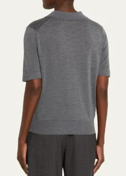 Loulou De SaisonMigo Fine Cashmere Polo Sweater