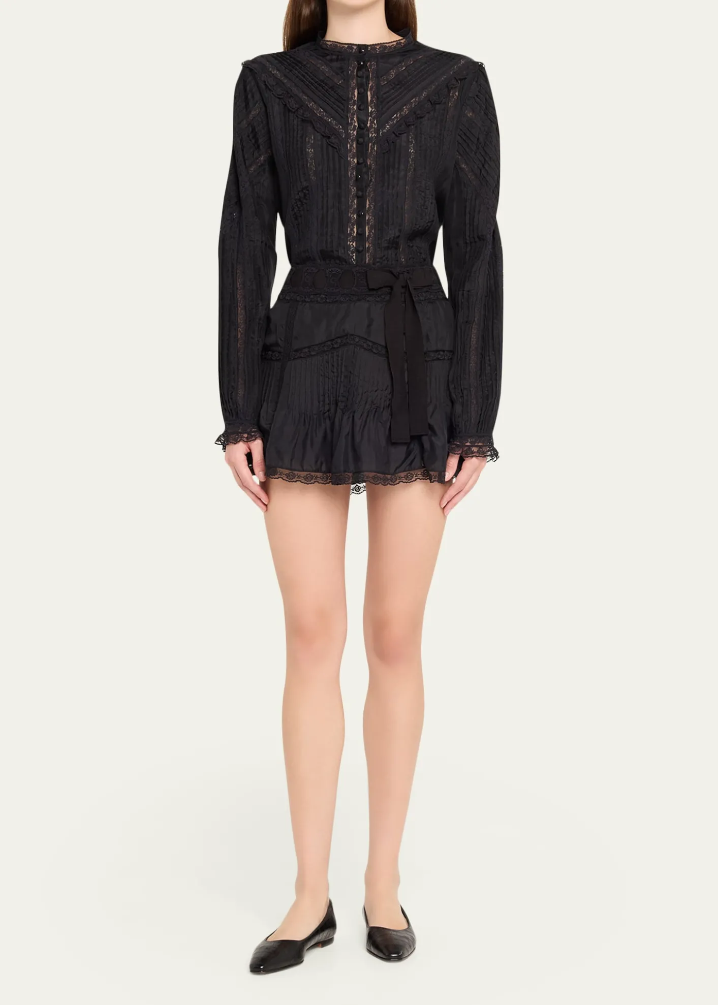 LoveShackFancyAralina Silk Blouse