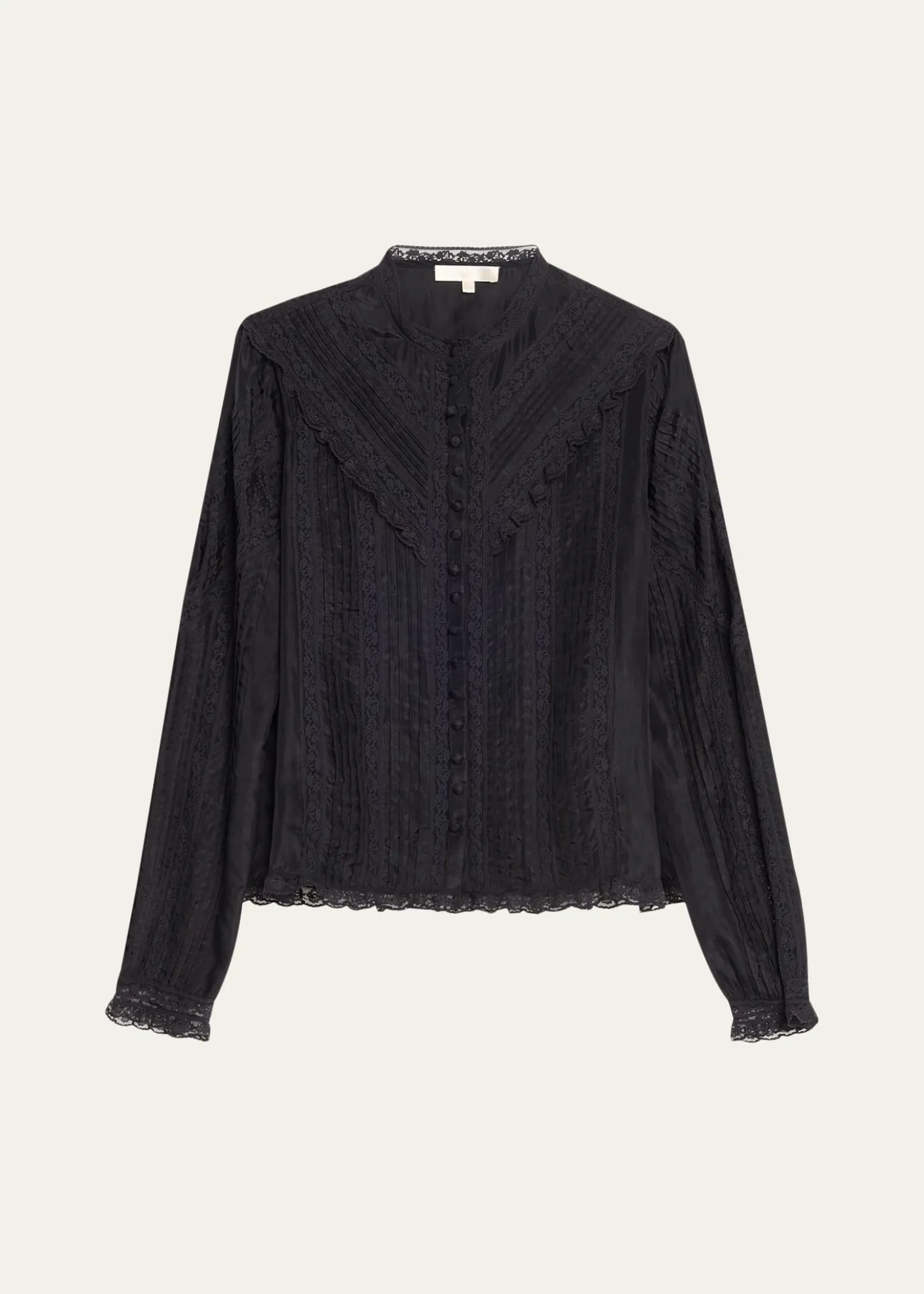LoveShackFancyAralina Silk Blouse