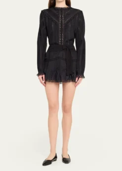 LoveShackFancyAralina Silk Blouse