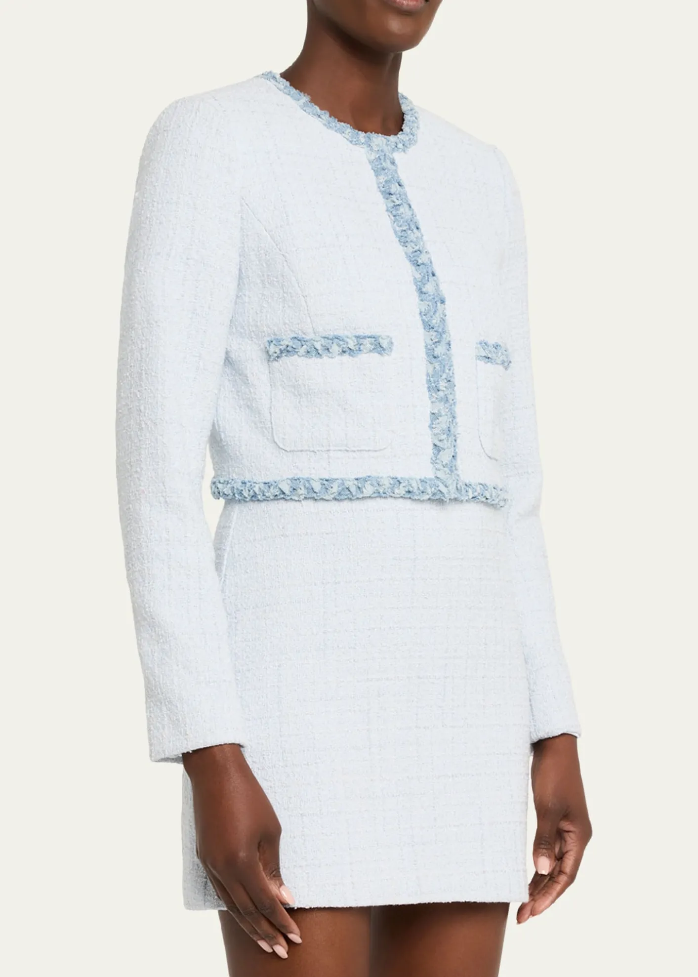 LoveShackFancyAzula Tweed Jacket