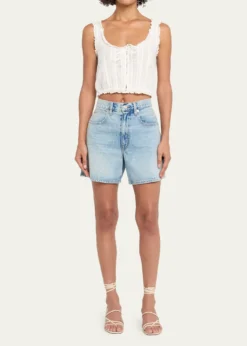 LoveShackFancyBlyss Cotton Sleeveless Top