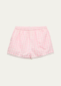 LoveShackFancyGirl's Georgie Gingham Shorts, Size 2-6
