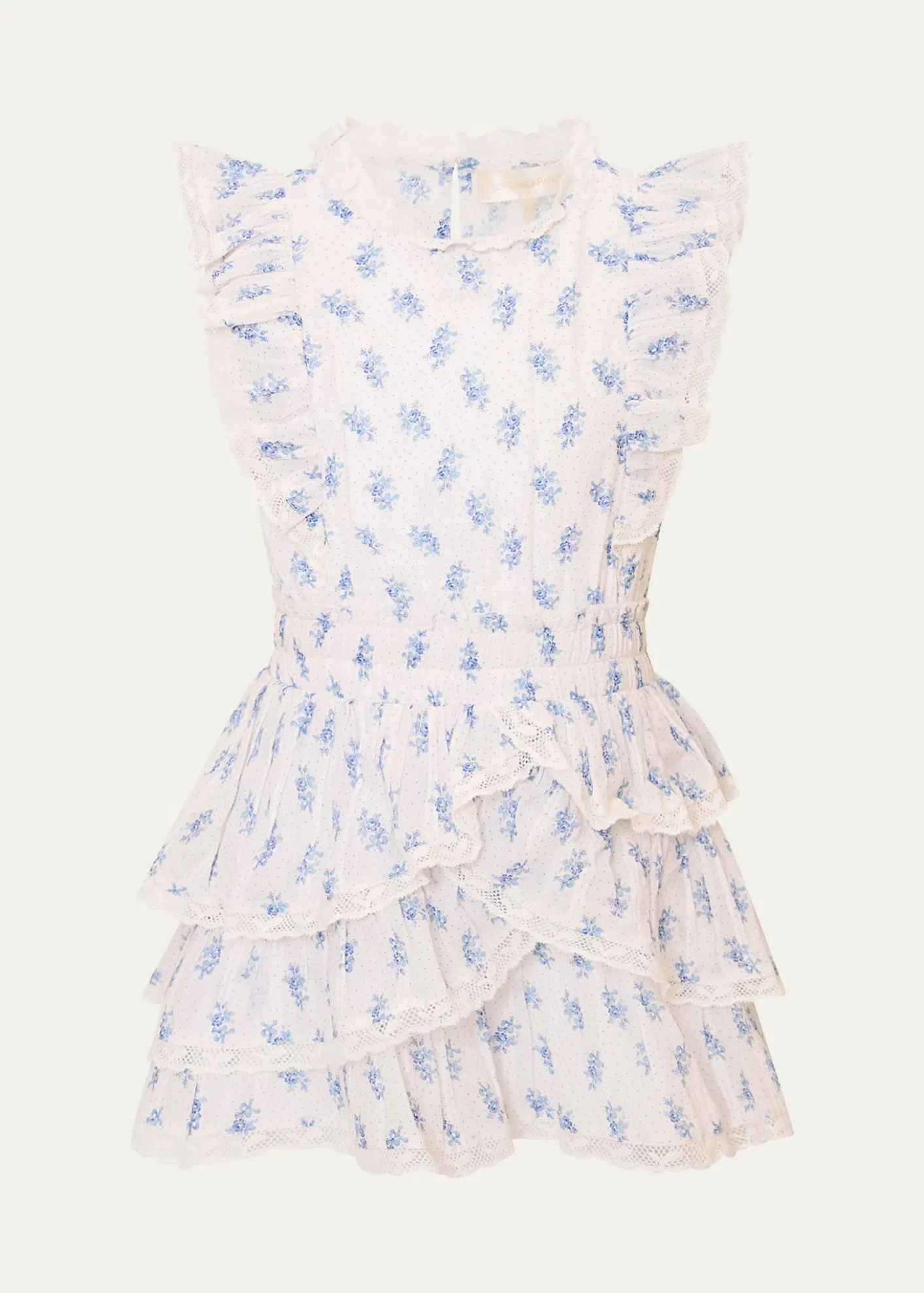 LoveShackFancyGirl's Indigo Cloud Decker Mini Dress, Size 2T-6