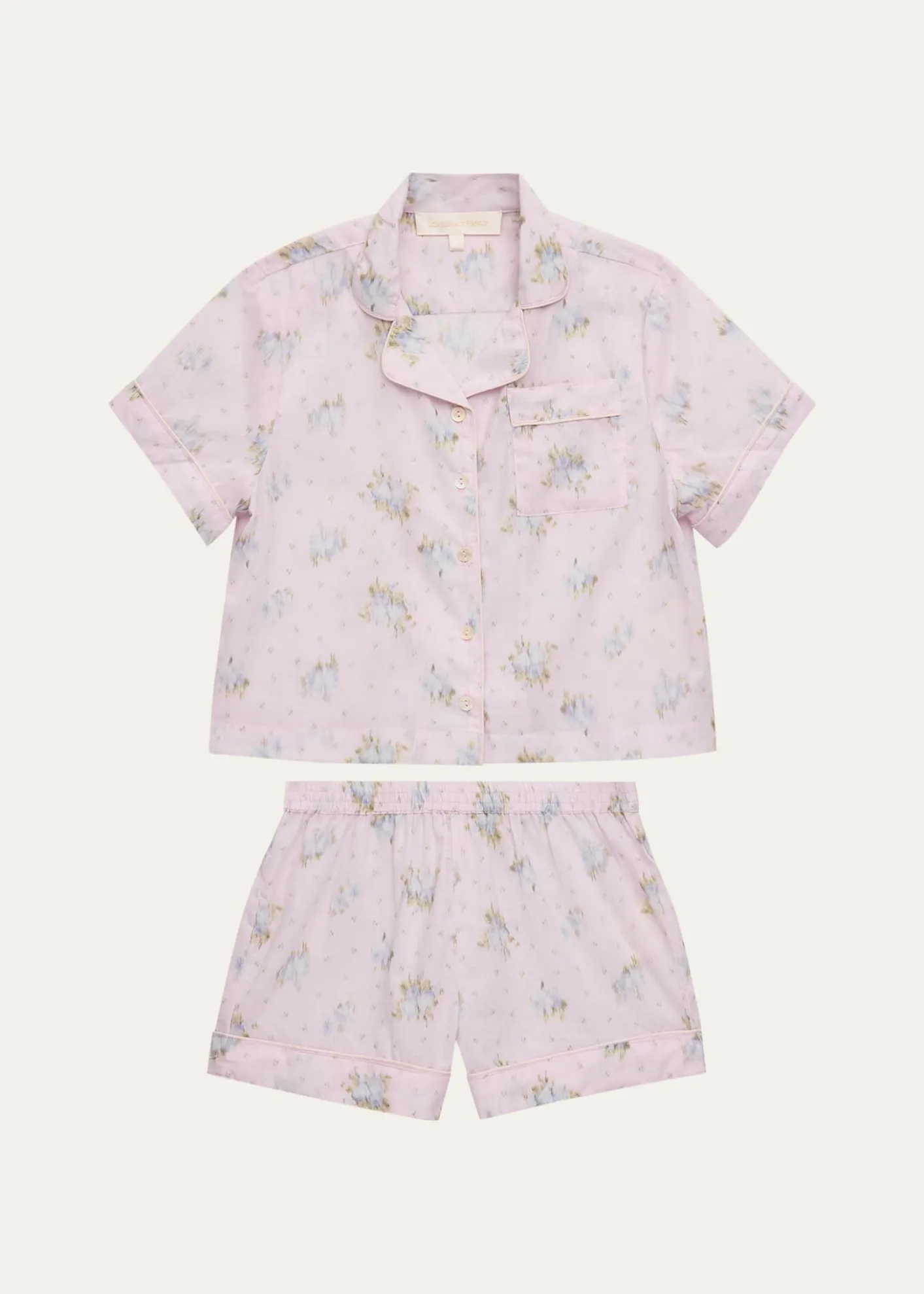 LoveShackFancyGirl's Mini Albana Pajama Set, Size 2-6
