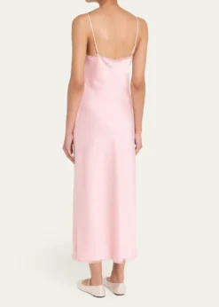LoveShackFancyIsolie Lace Bow Crepe Midi Dress
