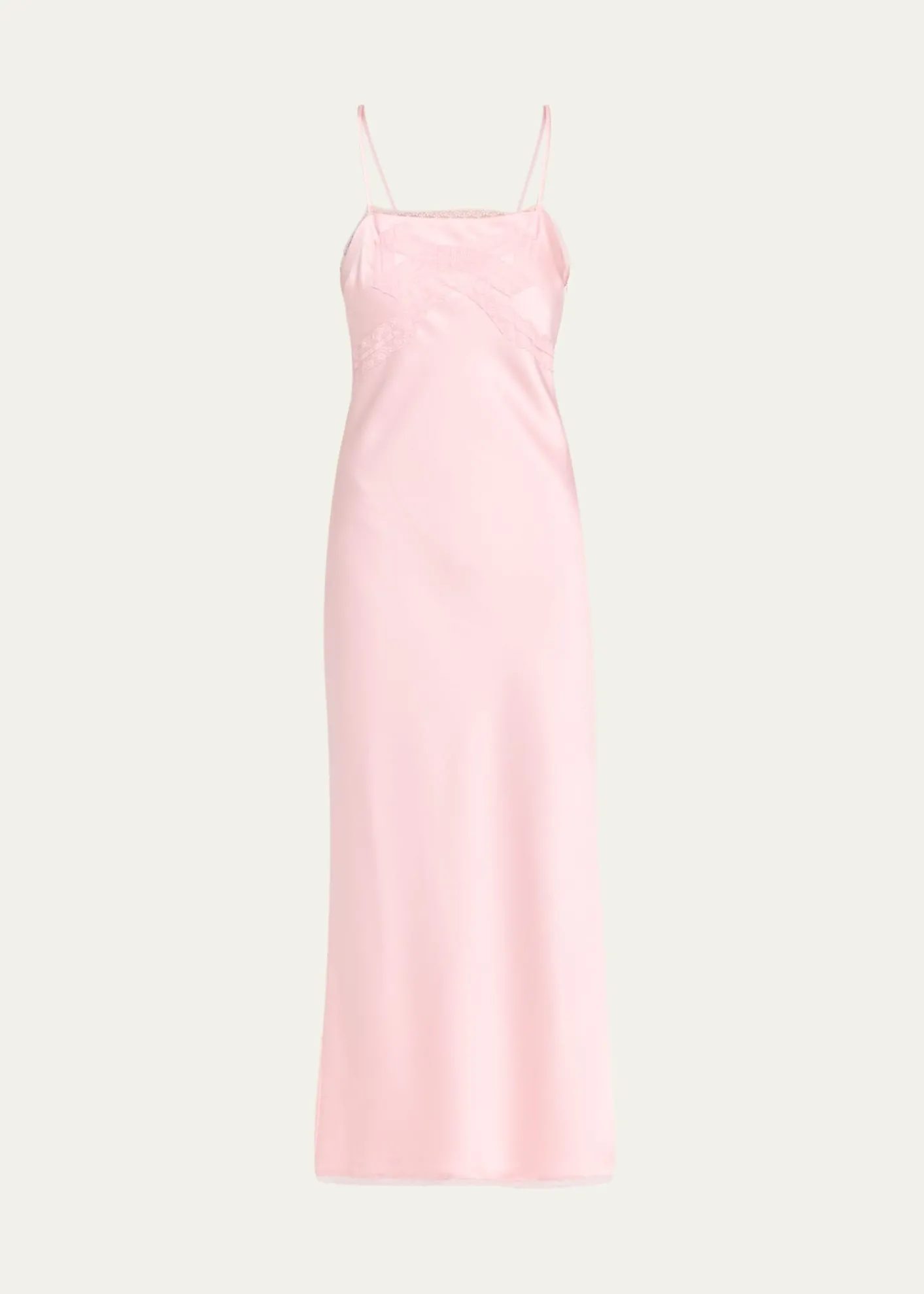 LoveShackFancyIsolie Lace Bow Crepe Midi Dress