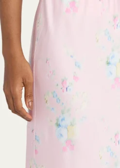 LoveShackFancyKalo Satin Maxi Skirt