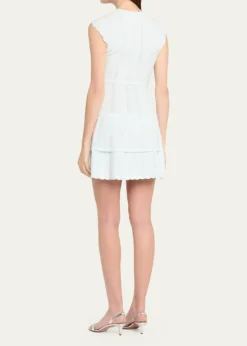 LoveShackFancyLaighton Pointelle Knit Mini Dress