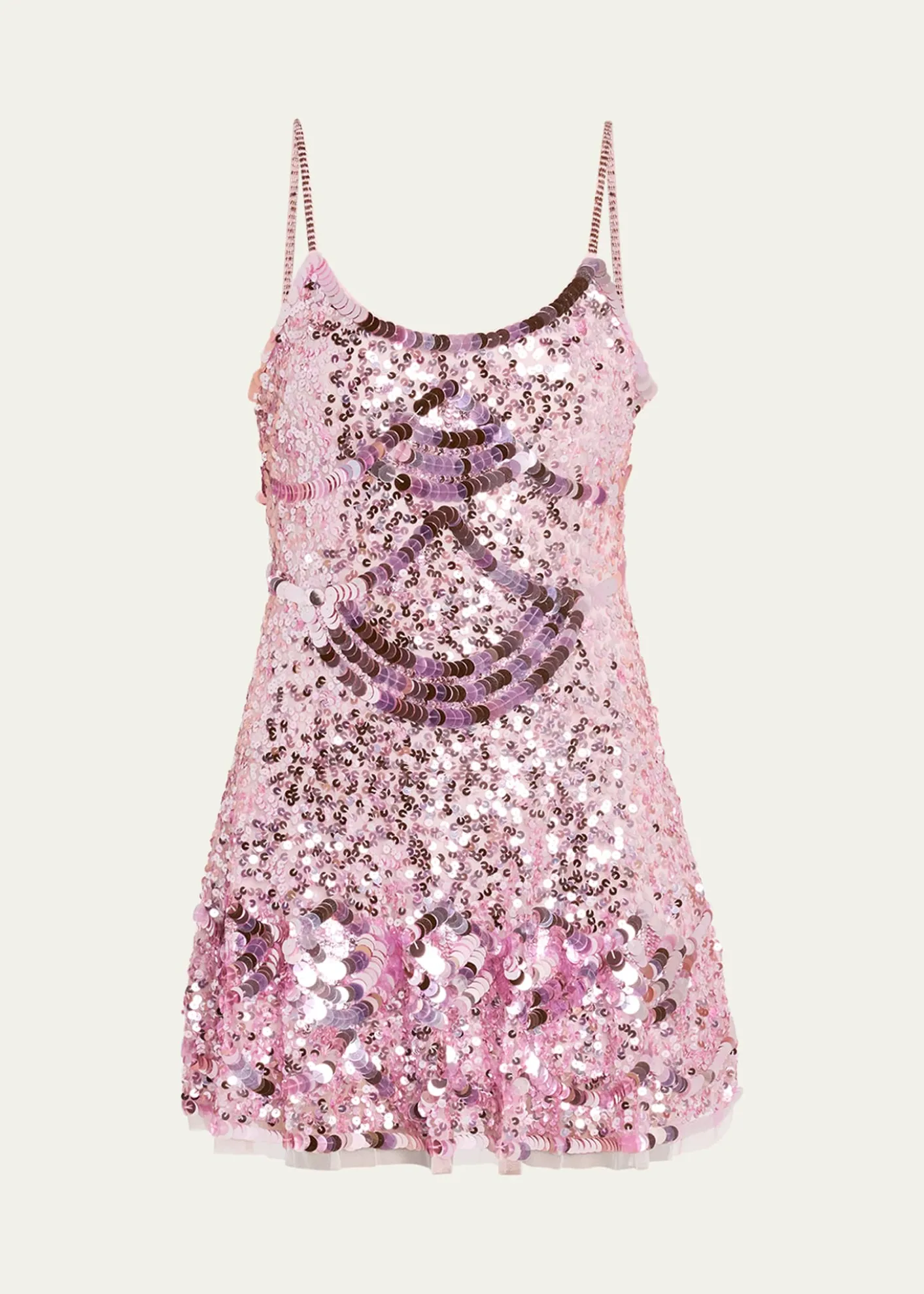 LoveShackFancyLiria Sequined Mini Dress