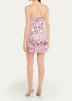 LoveShackFancyLiria Sequined Mini Dress