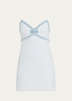 LoveShackFancyNovara Tweed Mini Dress