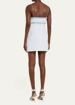 LoveShackFancyNovara Tweed Mini Dress