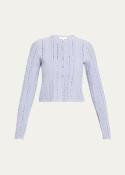 LoveShackFancyPeridot Pointelle Cardigan