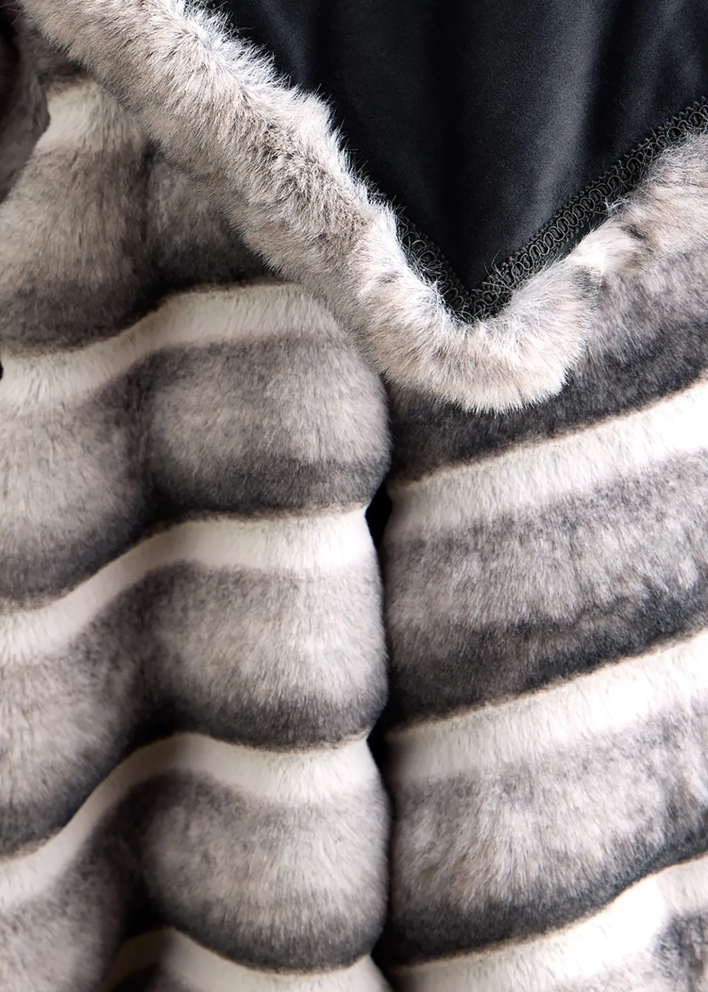 Lyla GrantFaux Chinchilla Throw, 60" x 72"
