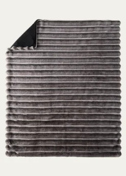 Lyla GrantFaux Chinchilla Throw, 60