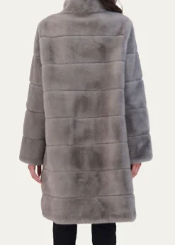Lyla GrantFur-Free Reversible Faux Mink Coat