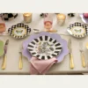 MacKenzie-ChildsButterfly Toile Dinner Plate, Lavender
