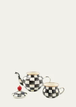 MacKenzie-ChildsCourtly Check Enamel High Tea