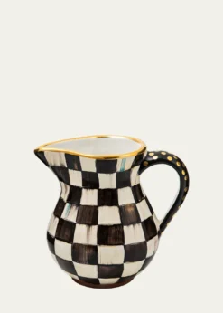 MacKenzie-ChildsCourtly Check Portly Pitcher, 52 oz.