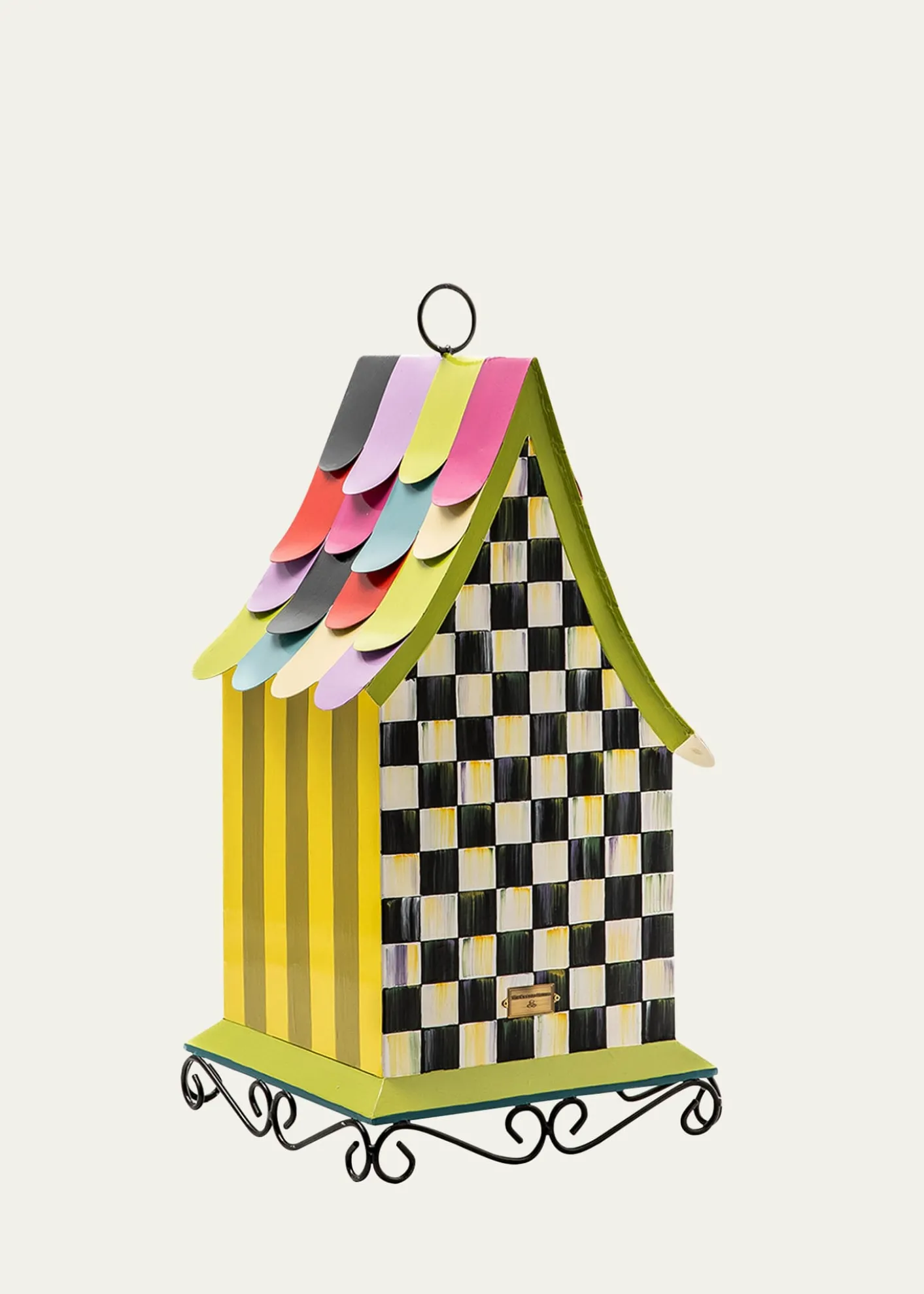 MacKenzie-ChildsCourtly Cottage Birdhouse