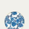 MacKenzie-ChildsEnglish Garden Royal Blue Enamel Charger Plate