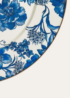 MacKenzie-ChildsEnglish Garden Enamel Serving Platter Royal