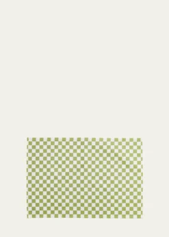 MacKenzie-ChildsGreen Check Placemats, Set of 4