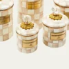 MacKenzie-ChildsMocha Check Medium Canister