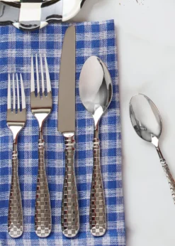 MacKenzie-Childs5-Piece Check Flatware Place Setting