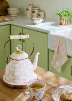 MacKenzie-Childs Rosy Check Almost Everything Bowl