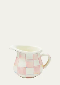 MacKenzie-ChildsRosy Check Enamel Little Creamer