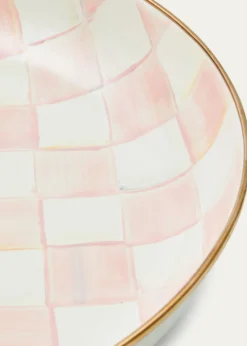 MacKenzie-ChildsRosy Check Enamel Abundant Bowl