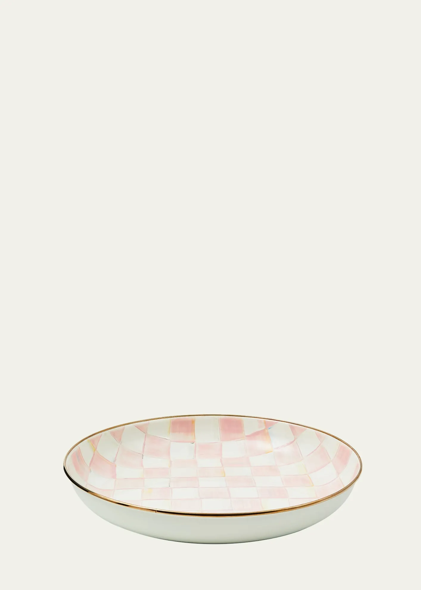 MacKenzie-ChildsRosy Check Enamel Abundant Bowl