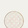 MacKenzie-ChildsRosy Check Enamel Salad/Dessert Plate